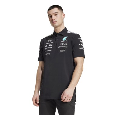 Ανδρική Μπλούζα Πόλο Μαύρη - adidas Performance Mercedes-AMG Petronas Formula One Team