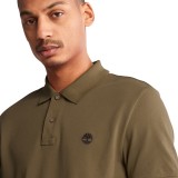 TIMBERLAND PIQUE SHORT SLEEVE POLO TB0A26N4A58-A58 Κhaki Image 2