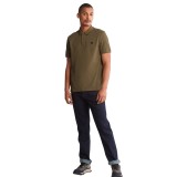 TIMBERLAND PIQUE SHORT SLEEVE POLO TB0A26N4A58-A58 Κhaki Image 3