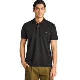 Ανδρική Μπλούζα Πόλο Μαύρη - Funky Buddha Εικόνα 