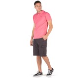 EMERSON GARMENT DYED POLO PIQUE SHIRT 201.EM35.71GD-GD CORAL PINK Coral Image 2
