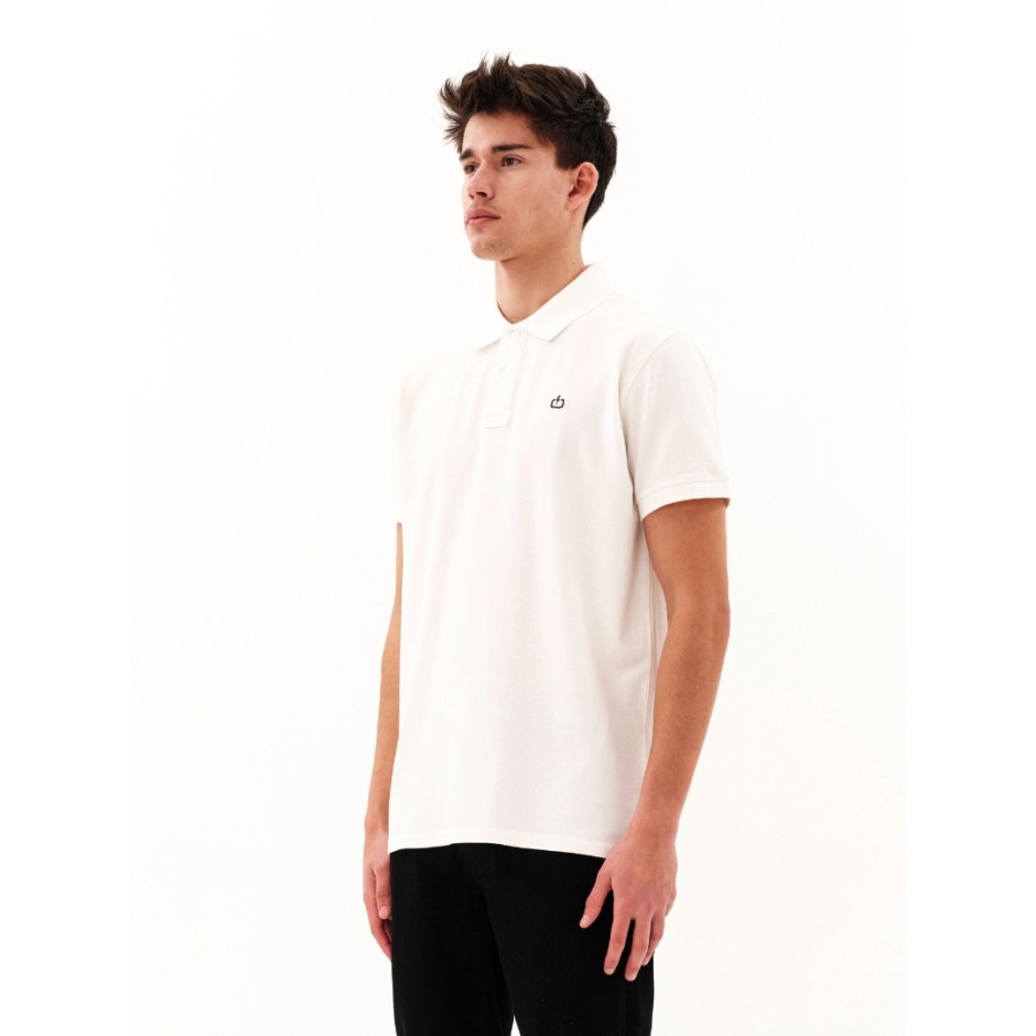 Ανδρική Πόλο Μπλούζα Λευκή - EMERSON 