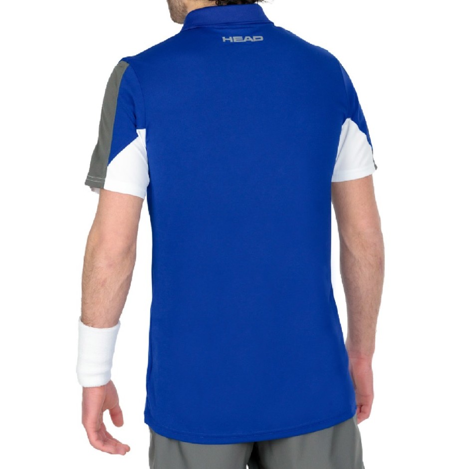 HEAD CLUB 22 TECH POLO SHIRT MEN Ρουά