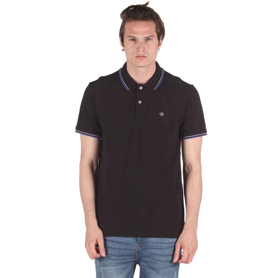 CHAMPION MEN'S POLO T-SHIRT 211847-KK002 Black