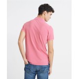 SUPERDRY VINTAGE DESTROYED S/S PIQUE POLO M1110014A-9SU Ροζ