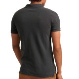 Ανδρική Κοντομάνικη Μπλούζα Πόλο Ανθρακί - Superdry D2 Ovin Vint Destroy Εικόνα 0