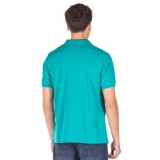 FRANKLIN MARSHALL MEN'S POLO T-SHIRT JM6005.000.3005P01-114 Turquoise Image 0