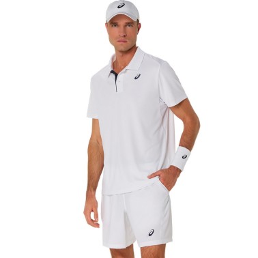 ASICS COURT POLO 2041A340-100 Λευκό