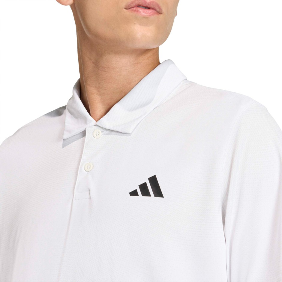Ανδρική Μπλούζα Πόλο Τένις Λευκή - adidas Sportswear Club Tennis Climacool Graphic 