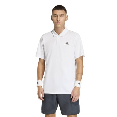 Ανδρική Μπλούζα Πόλο Τένις Λευκή - adidas Sportswear Club Tennis Climacool Graphic 