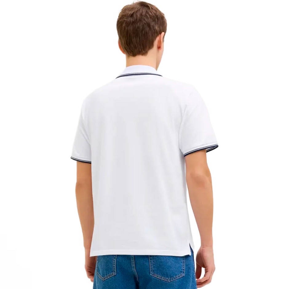 JJ REBEL JREBZELL POLO SS SN 12271166-WHITE White