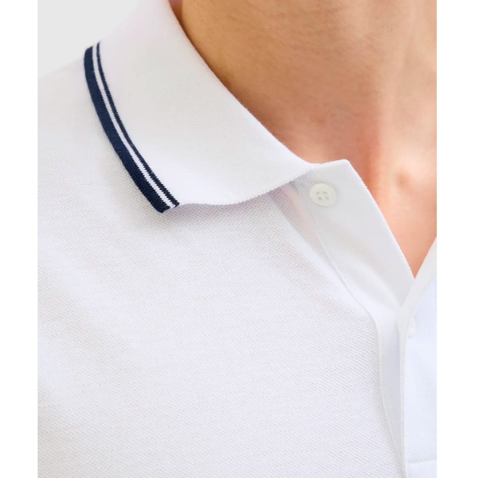JJ REBEL JREBZELL POLO SS SN 12271166-WHITE White