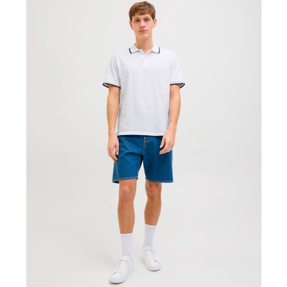 JJ REBEL JREBZELL POLO SS SN 12271166-WHITE White