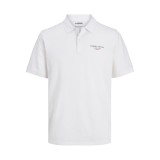 JJ REBEL PRINT POLO SS 12274160-WHITE White Image 