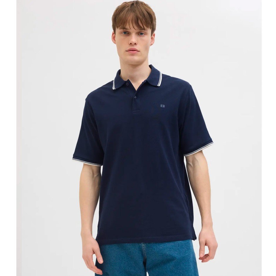 JJ REBEL JREBZELL POLO SS SN 12271166-SKY CAPTAIN Blue