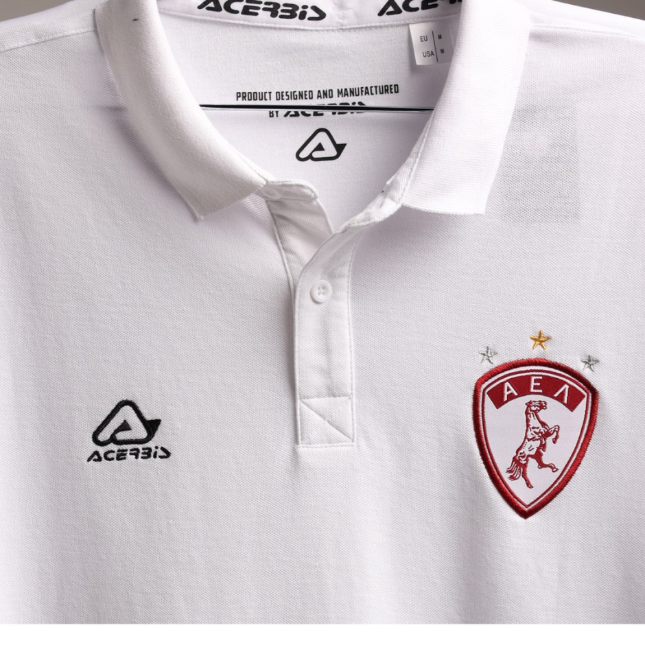 ACERBIS AEL FC ATLANTIS S/S POLO 0910017-030 White