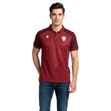 Ανδρικό Πόλο Βυσσινί - AEL FC Macron Baldwin