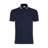 Ανδρική Κοντομάνικη Μπλούζα Τένις Μπλε - Wilson Team Pique Polo Classic Εικόνα 