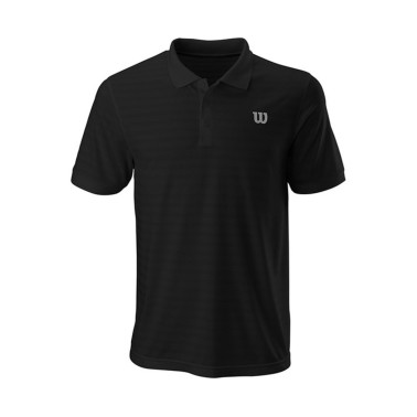 WILSON STRIPE POLO WRA789707-BLACK Μαύρο