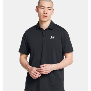 Ανδρική Μπλούζα Πόλο Μαύρη - Under Armour Icon