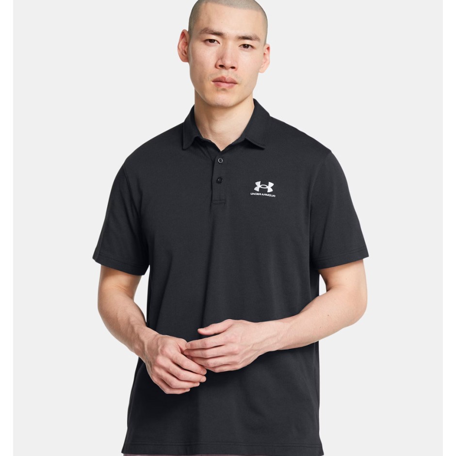 Ανδρική Μπλούζα Πόλο Μαύρη - Under Armour Icon