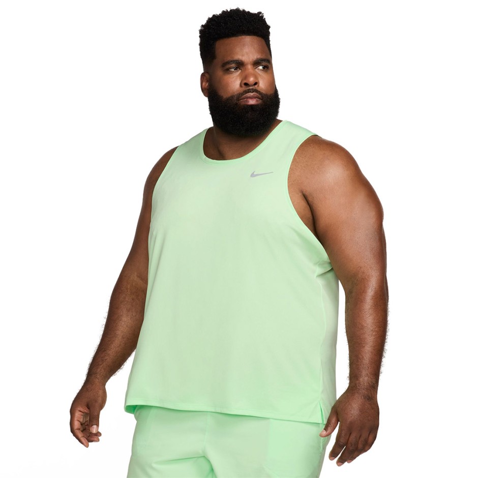 NIKE M NK DF MILER TANK DV9321-376 Lime