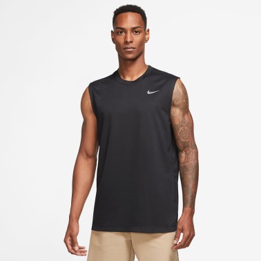 Ανδρική Αμάνικη Μπλούζα Προπόνησης Μαύρη - Nike Dri-FIT Legend