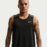 Ανδρική Αμάνικη Μπλούζα για Τρέξιμο Μαύρη - Nike Miler Dri-FIT  Εικόνα 