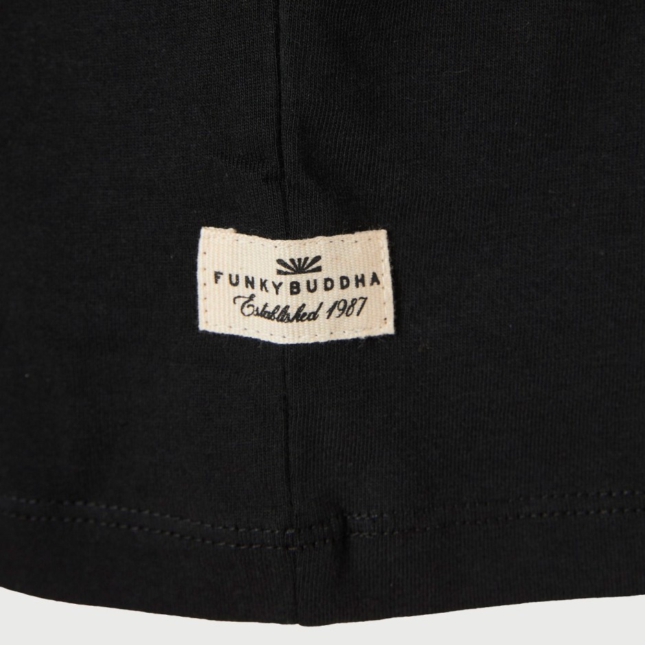 Ανδρική Αμάνικη Μπλούζα Μαύρη - Funky Buddha