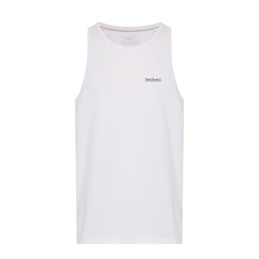 Men's Tank Top White - Funky Buddha