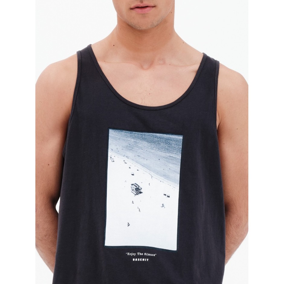 BASEHIT 221.BM37.97-OFF BLACK Black