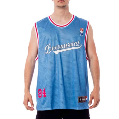 BEE UNUSUAL MESH TANK TOP AT-249008-LIGHT BLUE Siel