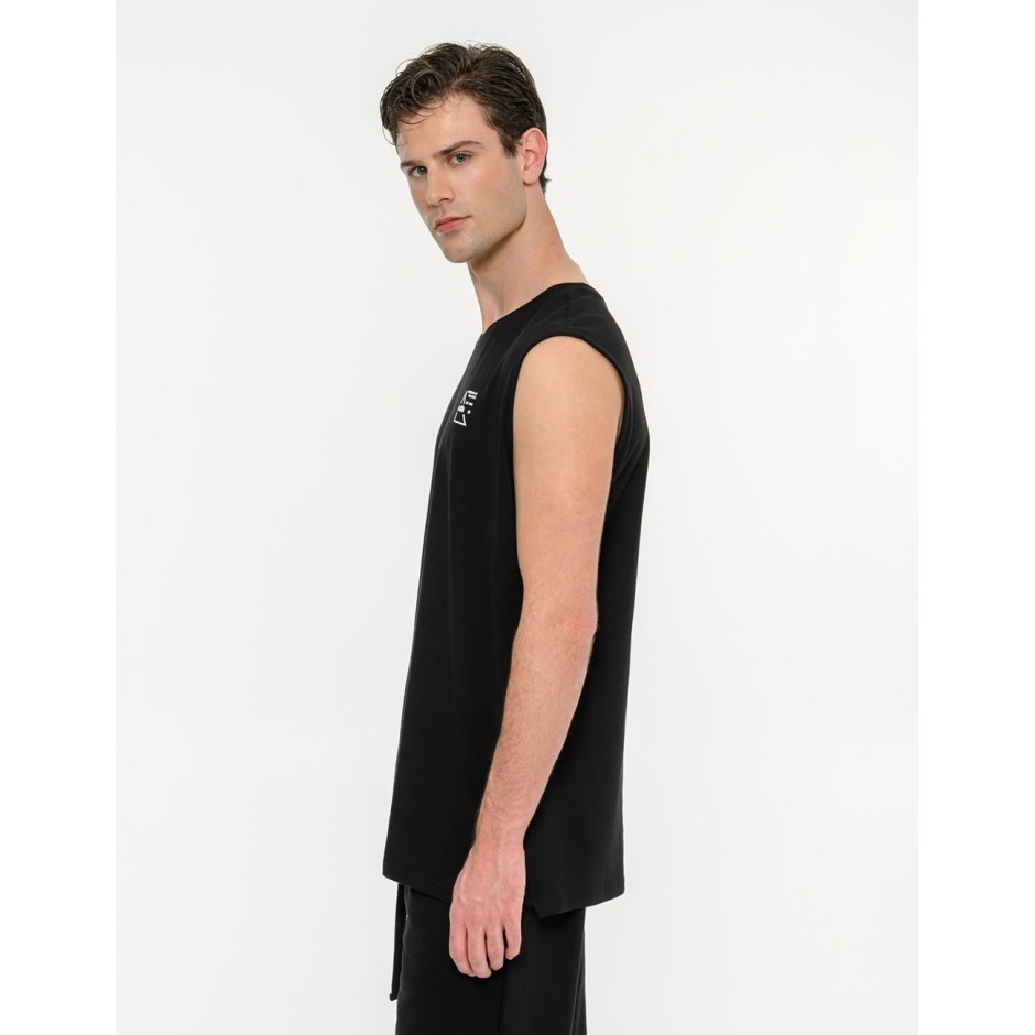 Men's Tank Top Black - Bodytalk 'GEOMETRY'