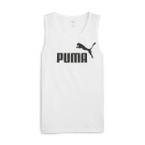 Ανδρική Αμάνικη Μπλούζα Λευκή - PUMA Essentials No. 1 Logo Εικόνα 2