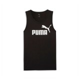 Ανδρική Αμάνικη Μπλούζα Μαύρη - PUMA Essentials No. 1 Logo Εικόνα 1