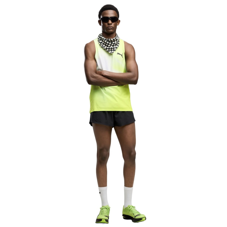 PUMA M LIGHTSPEED ULTRAWEAVE GRAPHIC SINGLET 528564-55 LightGreen