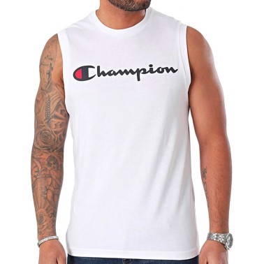 Ανδρική Αμάνικη Μπλούζα Λευκή - Champion