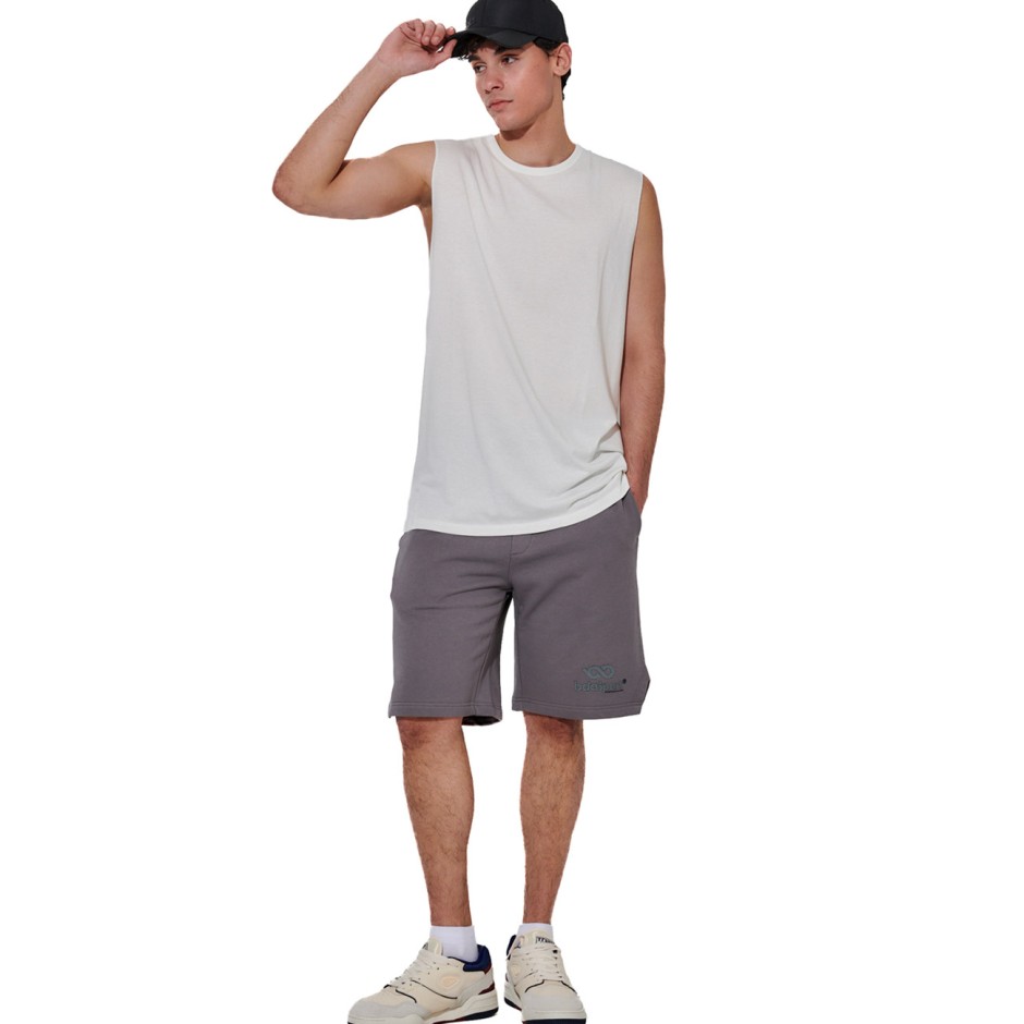 Ανδρική Αμάνικη Μπλούζα Εκρού - Body Action 