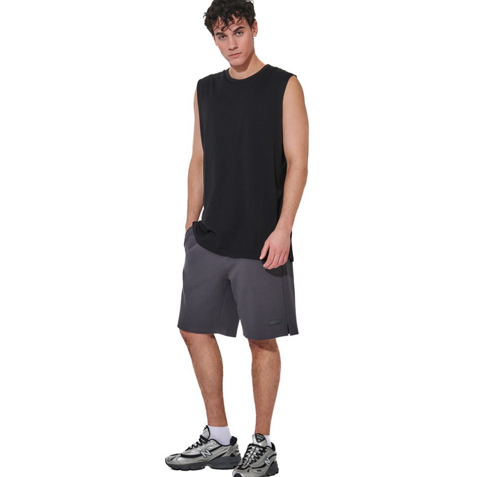 Ανδρική Αμάνικη Μπλούζα Μαύρη - Body Action