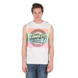 SUPERDRY D2 TICKET TYPE OVERSIZED MID WIGHT VEST M60102KT-01C Λευκό Εικόνα 