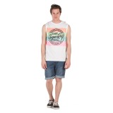 SUPERDRY D2 TICKET TYPE OVERSIZED MID WIGHT VEST M60102KT-01C Λευκό Εικόνα 2
