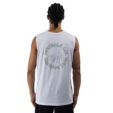 Ανδρική Αμάνικη Μπλούζα Λευκή - District75 Εικόνα 0