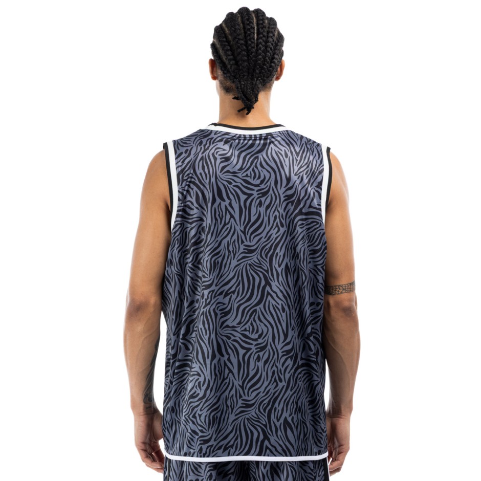 Ανδρική Αμάνικη Μπλούζα Γκρι - District75