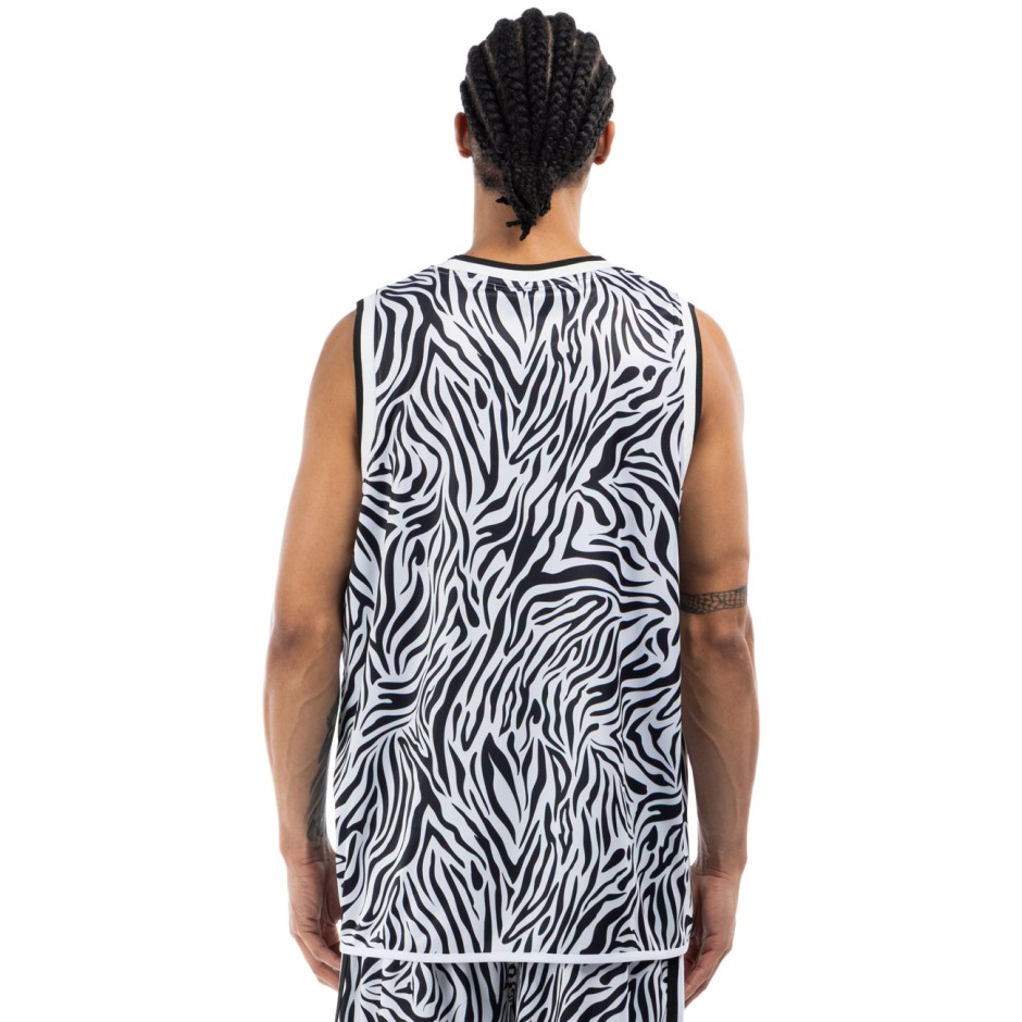 Ανδρική Αμάνικη Μπλούζα Εκρού - District75