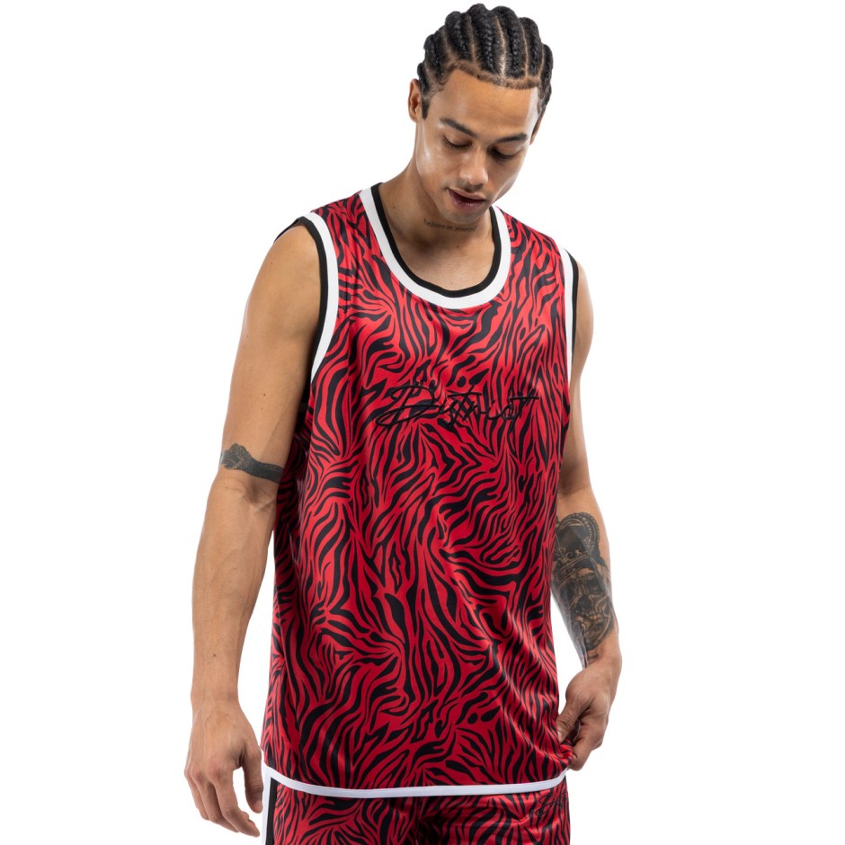 Ανδρική Αμάνικη Μπλούζα Κόκκινη - District75