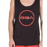 GSA TANK TOP MEN SUPERLOGO COLOR EDITION 17-19040-CIRCLE Μαύρο Εικόνα 1