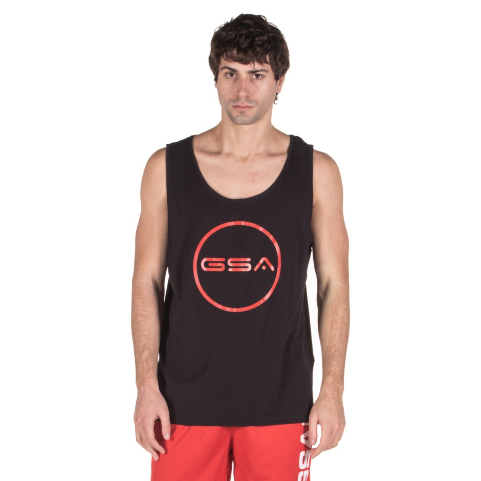 GSA TANK TOP MEN SUPERLOGO COLOR EDITION 17-19040-CIRCLE Μαύρο
