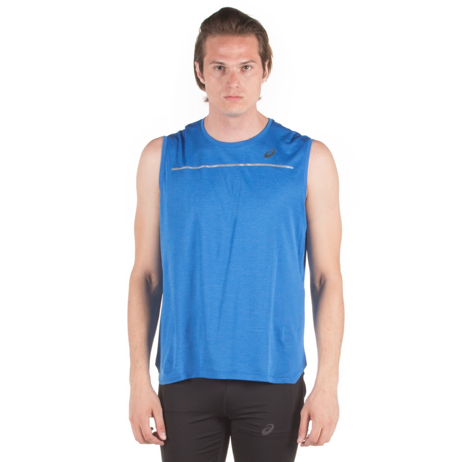 ASICS SLEEVELESS LIGHT SHOW TOP 2011A269-401 Μπλε