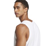 Ανδρική Αμάνικη Μπλούζα Λευκή - adidas Sportswear Essentials Small Logo Εικόνα 1