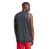 Ανδρική Αμάνικη Μπλούζα Ανθρακί - adidas Sportswear Seasonal Essentials US Sport Εικόνα 0